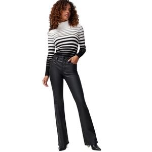 White House Black Market Coated Cropped Bootcut Jean